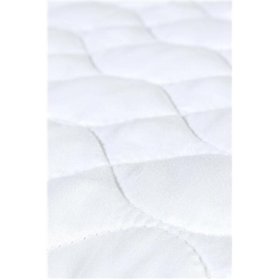 Eleta Kapitoneli Fitted Çift Kişilik Yatak Alezi - Beyaz