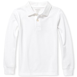 TwitterFacebookPinterest Boys Uniform Long Sleeve Pique Polo