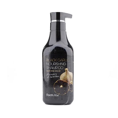 FarmStay Black Garlic Nourishing Shampoo Питательный шампунь с экстрактом черного чеснока 530 мл