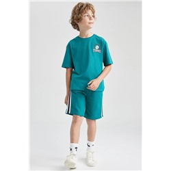 Defacto Erkek Çocuk Regular Fit Sweatshirt Kumaşı Şort A3209A823SM