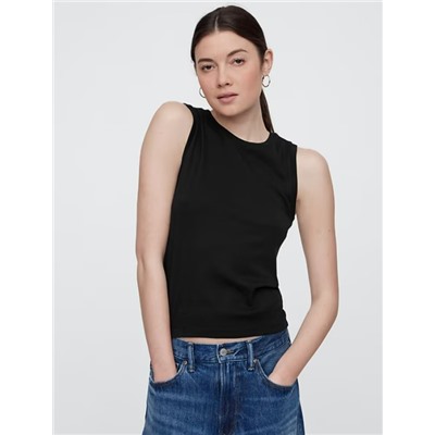 Ribbed Shell Tank Top