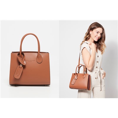 Bolso de piel Mini Trip Camel