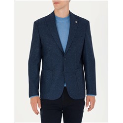 Açık Lacivert Slim Fit Ceket