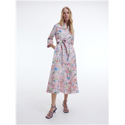 Gemustertes Maxikleid