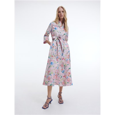 Gemustertes Maxikleid