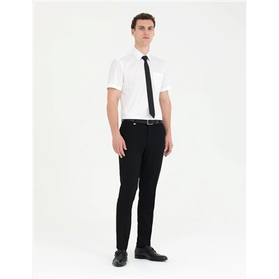 Siyah Ex. Slim Fit Kumaş Pantolon