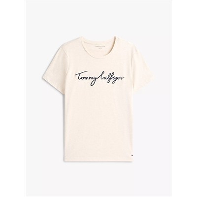 Embroidered Signature Crewneck T-Shirt