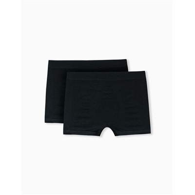 2 Boxers Sin Costuras, Hombre, Azul Oscuro