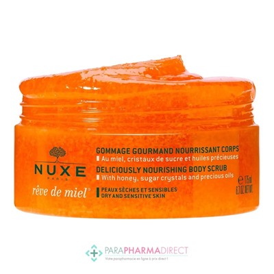 Nuxe Rêve de Miel Gommage Gourmand Nourrissant Corps 175 ml