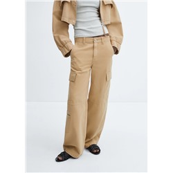 Jeans cargo bolsillos