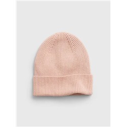 Organic Cotton Ribbed Beanie