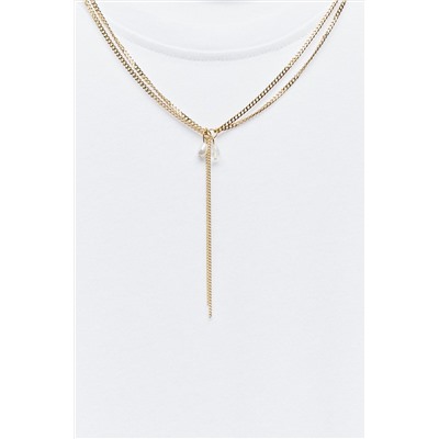 T-SHIRT WITH BEADED CHAIN