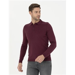Bordo Slim Fit Basic Kazak