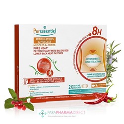Puressentiel Articulations & Muscles Pure Heat Patchs Chauffants Bas du Dos x2
