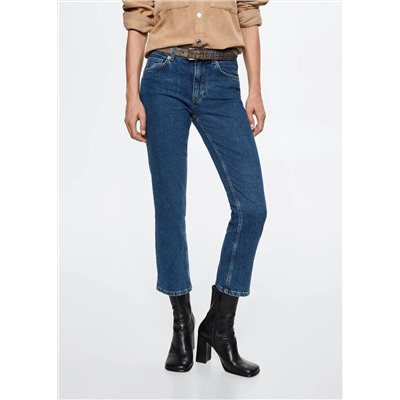 Jeans flare tiro medio -  Mujer | MANGO OUTLET España