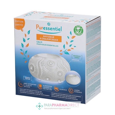 Puressentiel Diffuseur Chaleur Douce Calvi pour Huiles Essentielles