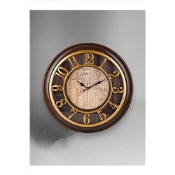 Galaxy Eskitme Dekoratif Kadranlı 50 Cm Duvar Saati Koyu Kahve GALAXY-1965-VA
