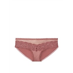 BODY BY VICTORIA Shine & Lace Bikini Panty