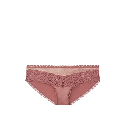 BODY BY VICTORIA Shine & Lace Bikini Panty