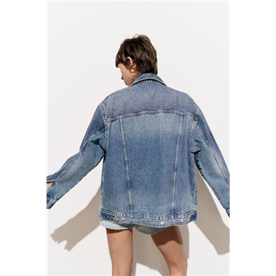 TRF OVERSIZE DENIM JACKET