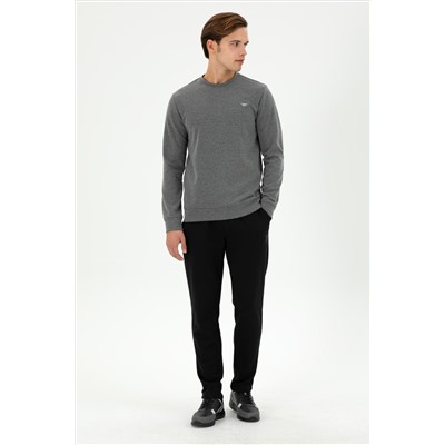 Erkek Antrasit Melanj Sweatshirt