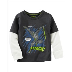 Layered-Look Ninja Tee