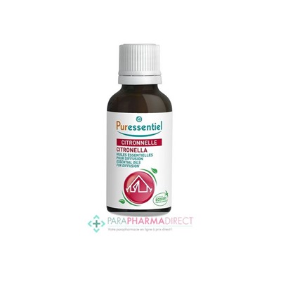 Puressentiel Huiles Essentielles pour Diffusion - Citronnelle 30 ml