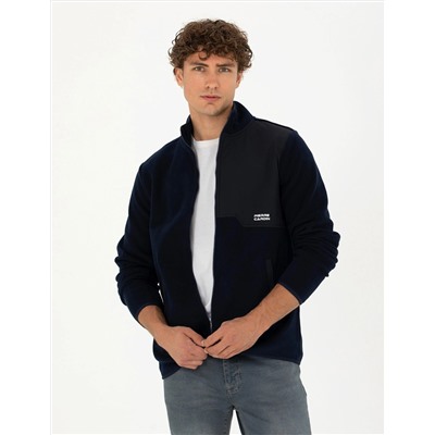 Lacivert Regular Fit Sweatshirt
