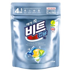 LION Beat Capsule Detergent Средство для стирки жидкое в капсулах 42шт
