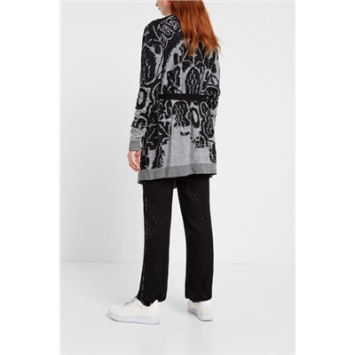 Jersey de punto y floral