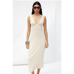 RUSTIC MIDI DRESS