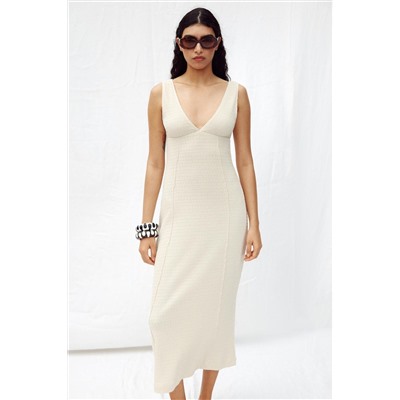 RUSTIC MIDI DRESS