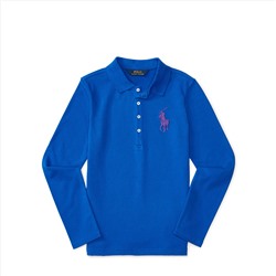 BIG PONY STRETCH MESH POLO