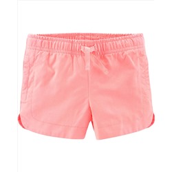 Pull-On Cotton Shorts