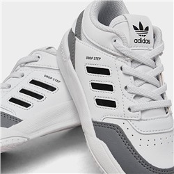 KIDS' TODDLER ADIDAS ORIGINALS DROP STEP LOW CASUAL BASKETBALL SHOES