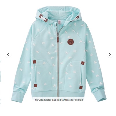 Mädchen Sweatjacke aus super softem Material