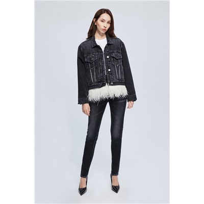 Chaqueta vaquera Negro