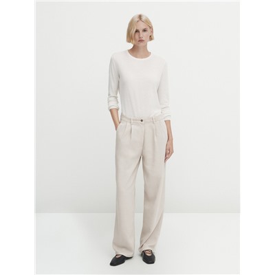Pantalón lyocell loose fit