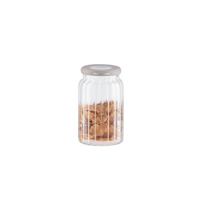 Voyana Optikli Borosilikat Cam Kavanoz - 690 ml
