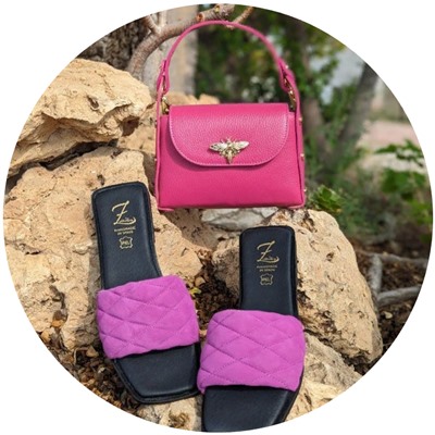 Ab.Zapatos 3420 BENEDETTO+AB.Z PELLE ABEJA 2 (410) Fuxia АКЦИЯ