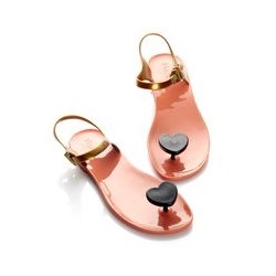 Сандалии Zhoelala Heart (розовый+золотой+черный)/ Zhoelala Heart (pink_gold_black )
