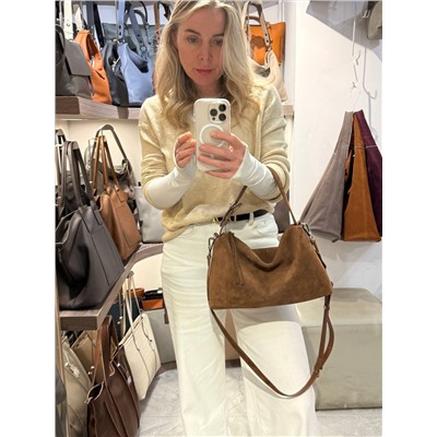 Сумка женская натуральная замша 44*15*45