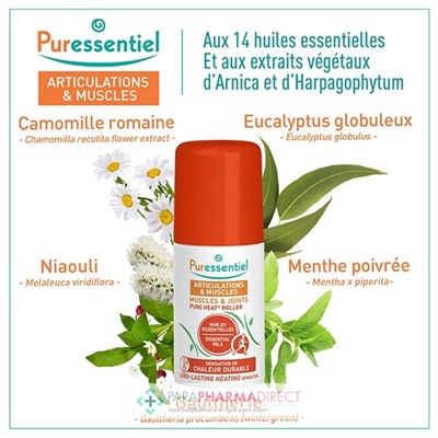 Puressentiel Articulations & Muscles Pure Heat Roller 75 ml