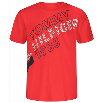 Tommy Hilfiger Big Boys Slant Short Sleeve Tee