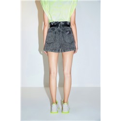 Short vaquero Negro