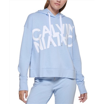 Calvin Klein Performance Terry Mirror Logo Hoodie