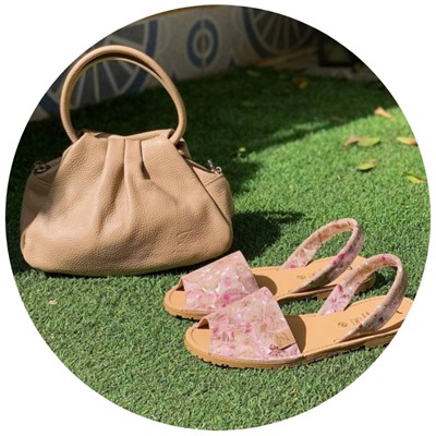 AB.Zapatos · 320-7 estampado beig PC+PELLE · LUX