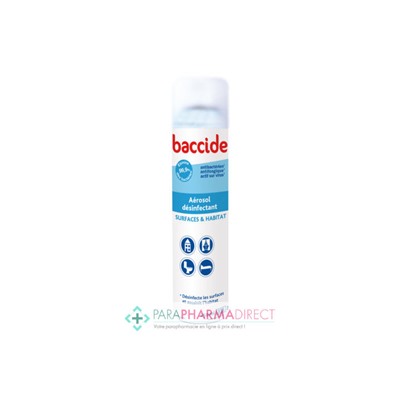 Baccide Aérosol Désinfectant Surfaces & Habitat 250ml