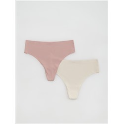 Nahtlose Tangas, 2er-Pack