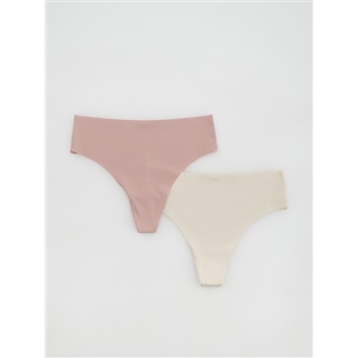 Nahtlose Tangas, 2er-Pack